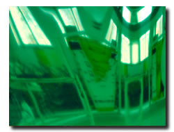 Декоративные пластины стальные металлические зеркальная - зеленая для гравировки лазерной, алмазной и УФ печати