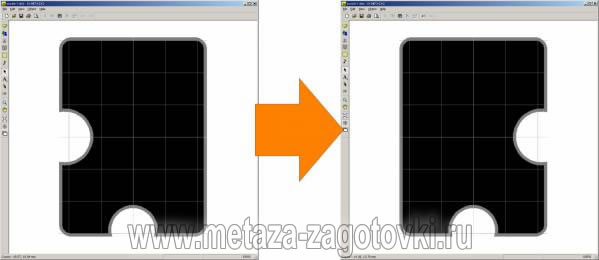 Создание зеркального шаблона в Метаза студио,  Dr.Metaza2, для гравировальных станков, принтеров Roland Metaza MPX 70 MPX 80 MPX 90